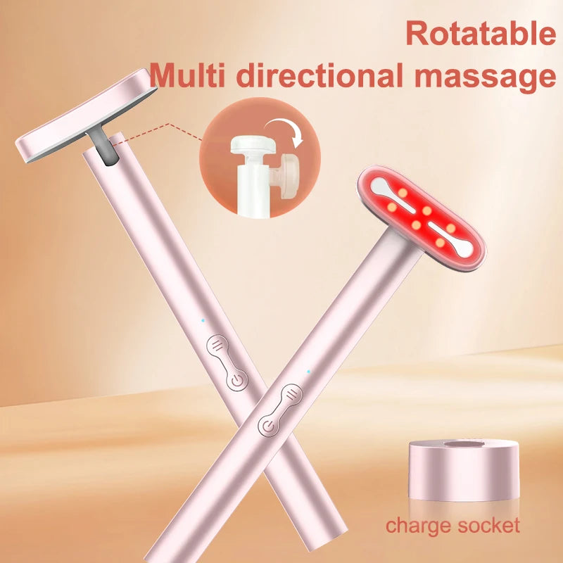 LED Facial Wand Therapy for Face and Neck