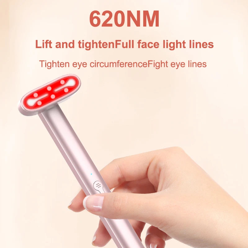 LED Facial Wand Therapy for Face and Neck