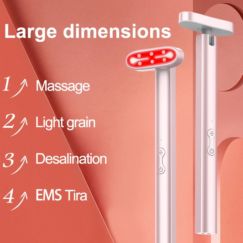LED Facial Wand Therapy for Face and Neck
