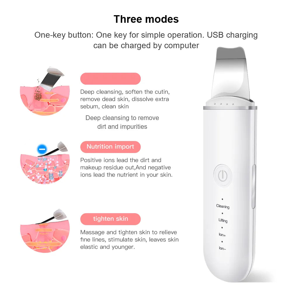 Skin cleaning device