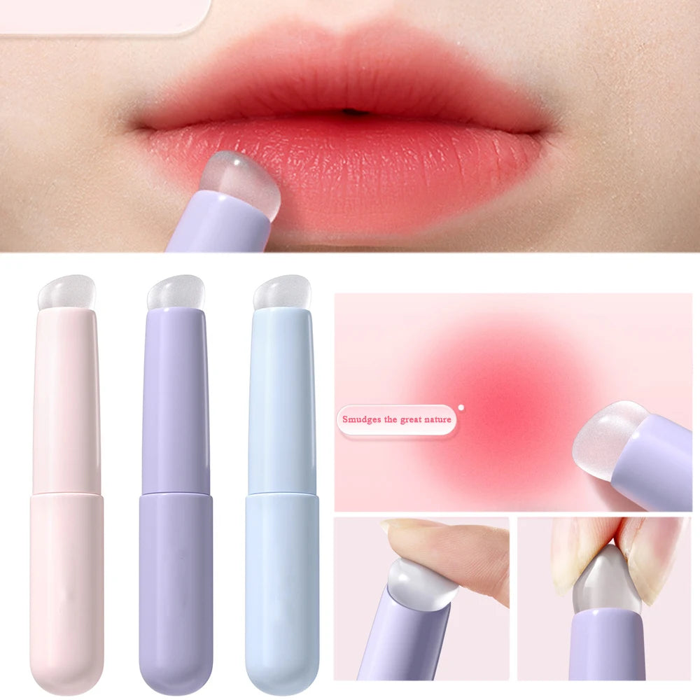 Soft silicone lip brush